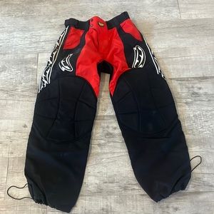 Paintgall‎ Men’s Paint Ball Pants Size: Small Color: Black/Red
